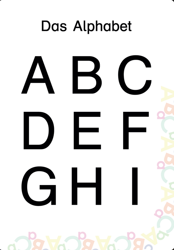 Kostenlose Druckvorlage: Buchstaben-Spielmatten für Holzbuchstaben | Spielerisch lesen lernen